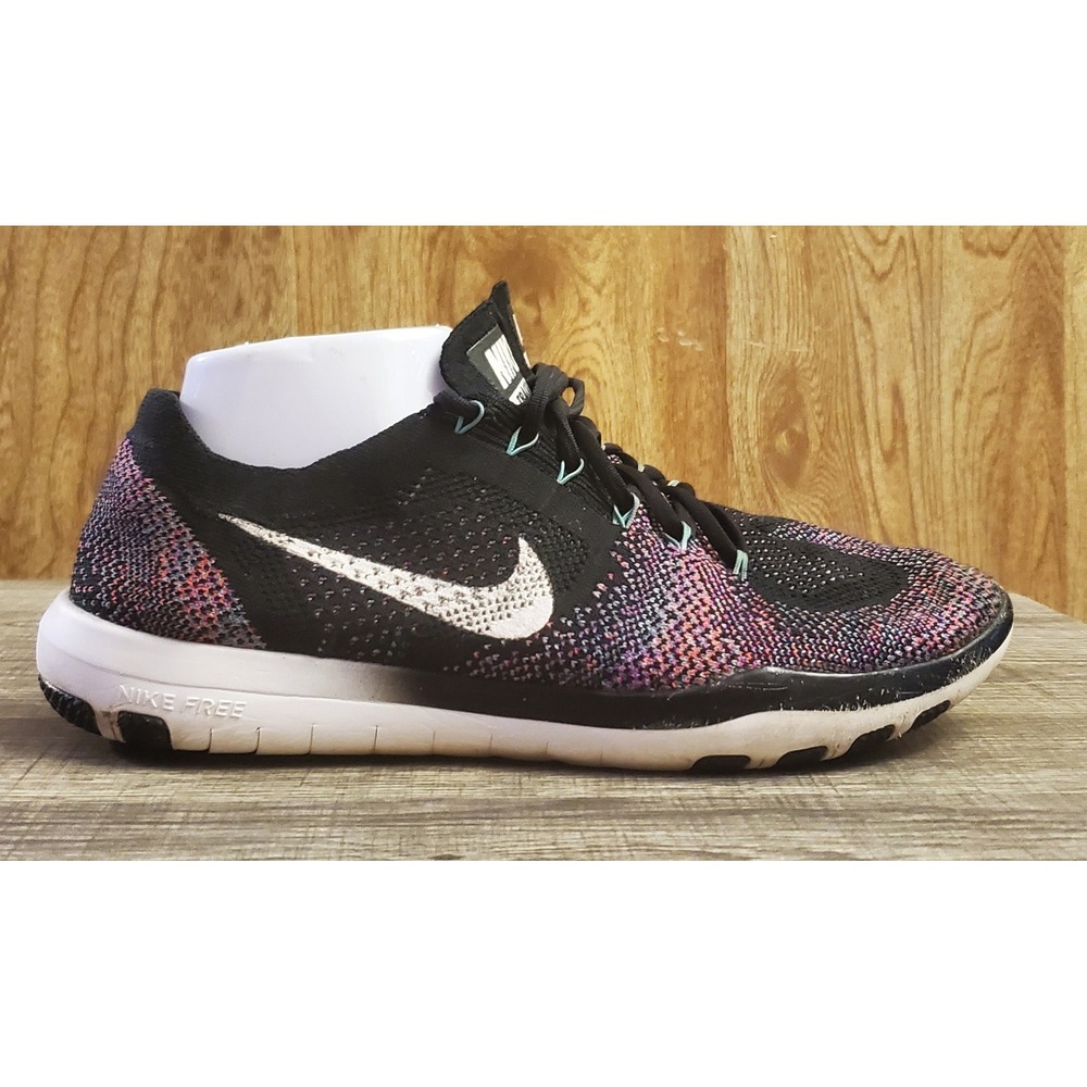 Nike Free Flyknit Focus 2 Running Shoes Women's Size 9 Multicolor